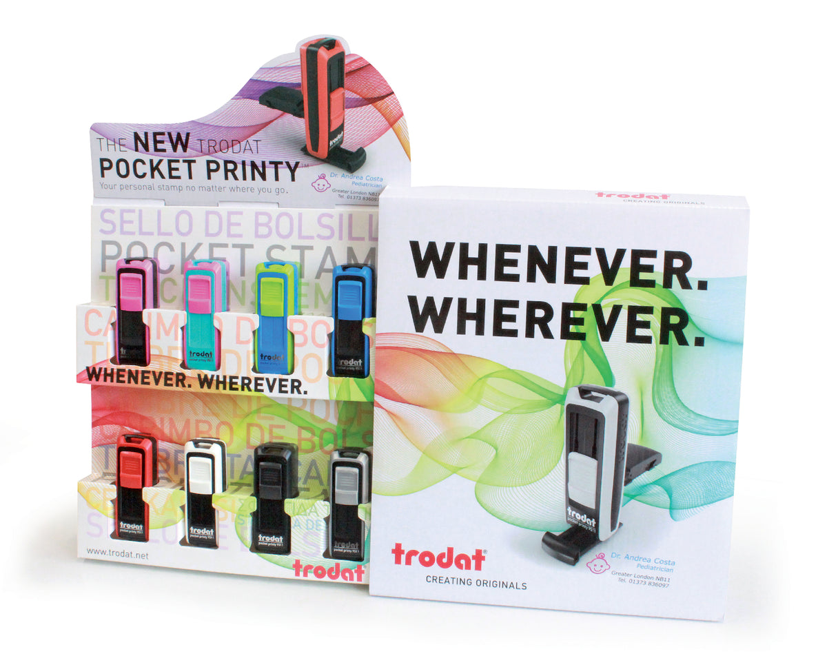 Display Exhibidor de Sellos Pocket Printy 9511 – Sellos Trodat